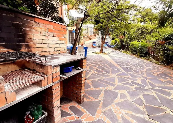 Blu Garden Flat Santa Margherita Private Parking شقة *