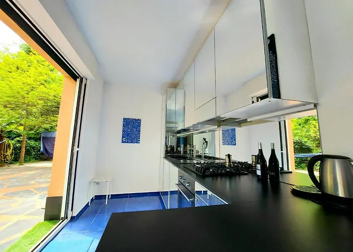 شقة Blu Garden Flat Santa Margherita Private Parking