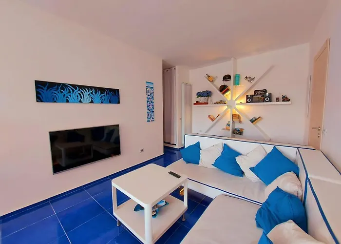شقة Blu Garden Flat Santa Margherita Private Parking