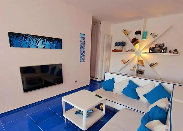 Apartmán Blu Garden Flat Santa Margherita Private Parking *